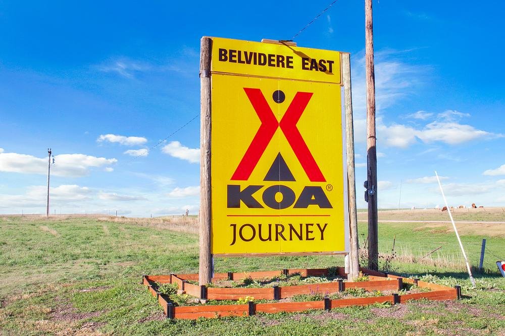 Belvidere East Exit 170 KOA Journey
